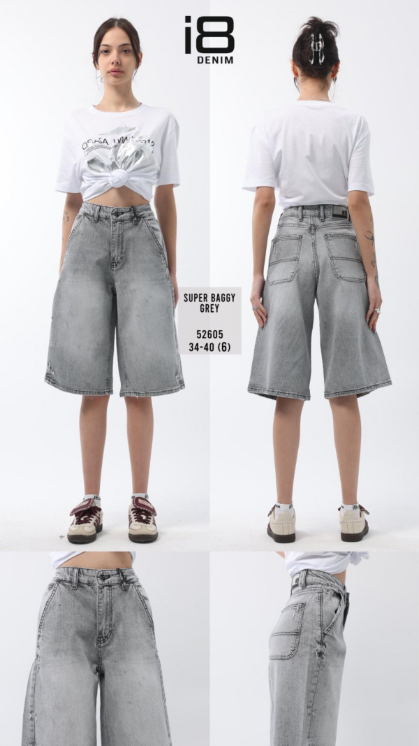 Rybaczki damskie jeans Roz 34-40, 1 Kolor Paczka 10 szt